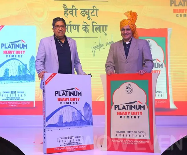 Platinum Heavy Duty Cement launch guests on stage