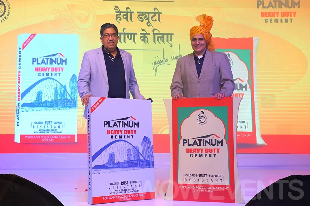 Platinum Heavy Duty Cement launch guests on stage