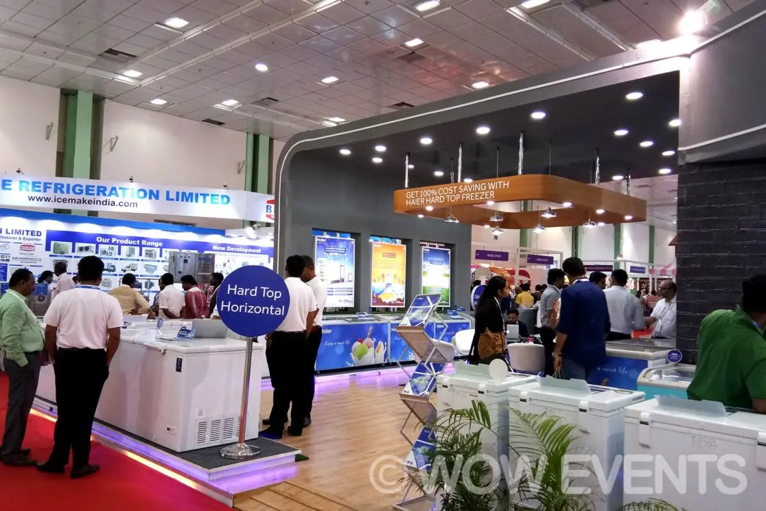 Visitors at the Haier experience zone