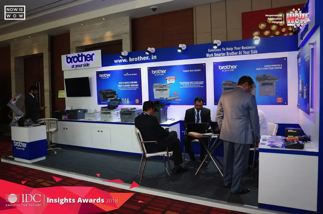 Sponsor display booths at the IDC Insights Awards