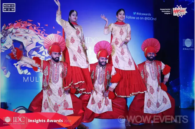 IDC Insights Awards 2018 bhangra dance performance