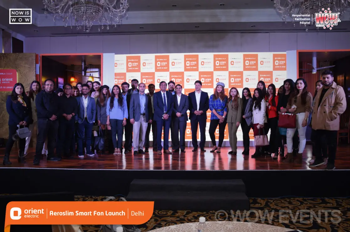 Orient Aeroslim launch attendees group photo