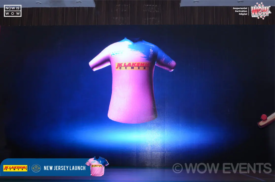 Pink team jersey revealed on screen