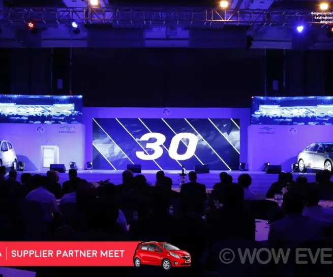 Suppliers seated in the audience at the GM India meet