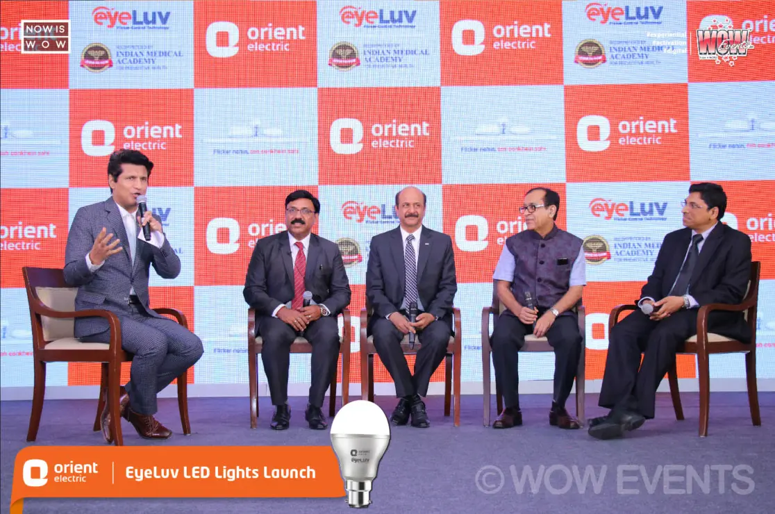 Panel seated at the Orient Electric Eyeluv launch