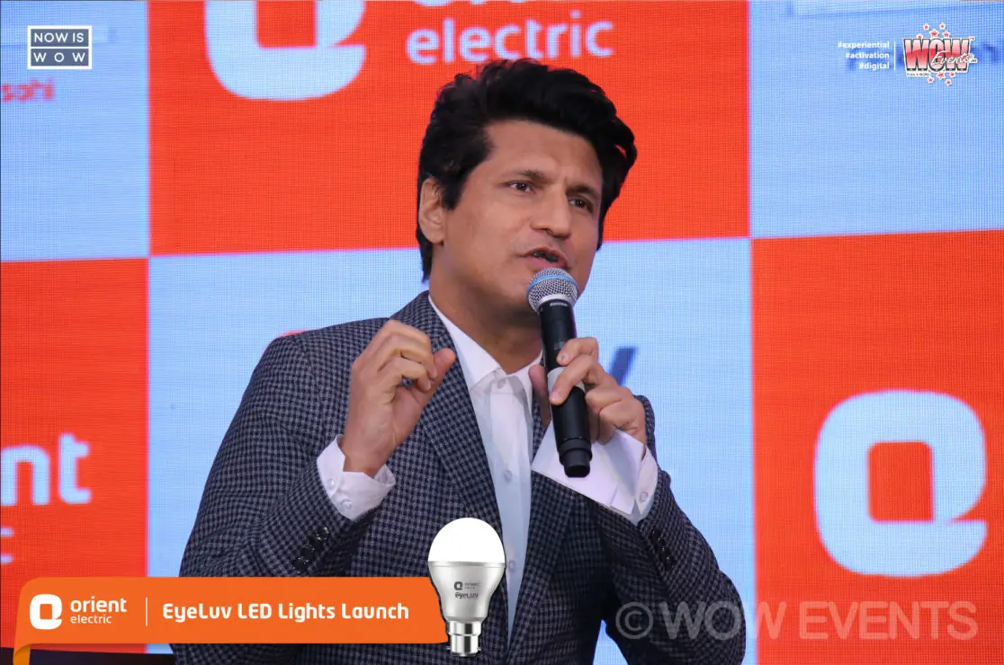 Orient Electric EyeLuv LED lights launch speaker with mic