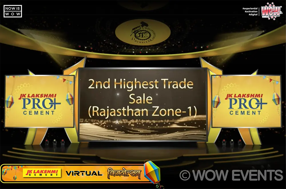 2nd highest trade sale award slide at the virtual dealers meet