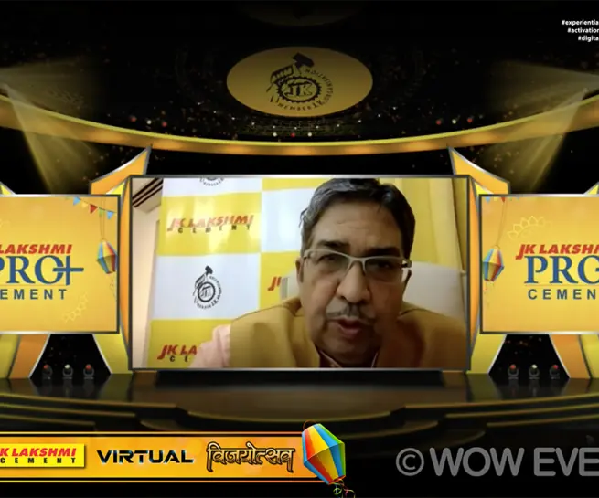 JK Lakshmi Pro+ Cement virtual dealers meet on screen