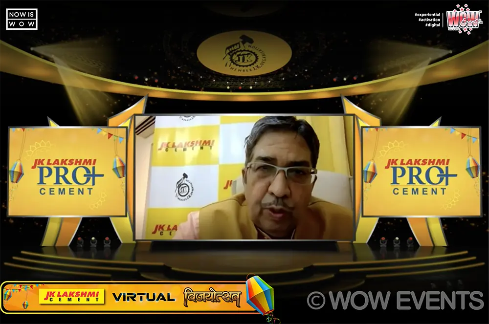 JK Lakshmi Pro+ Cement virtual dealers meet on screen