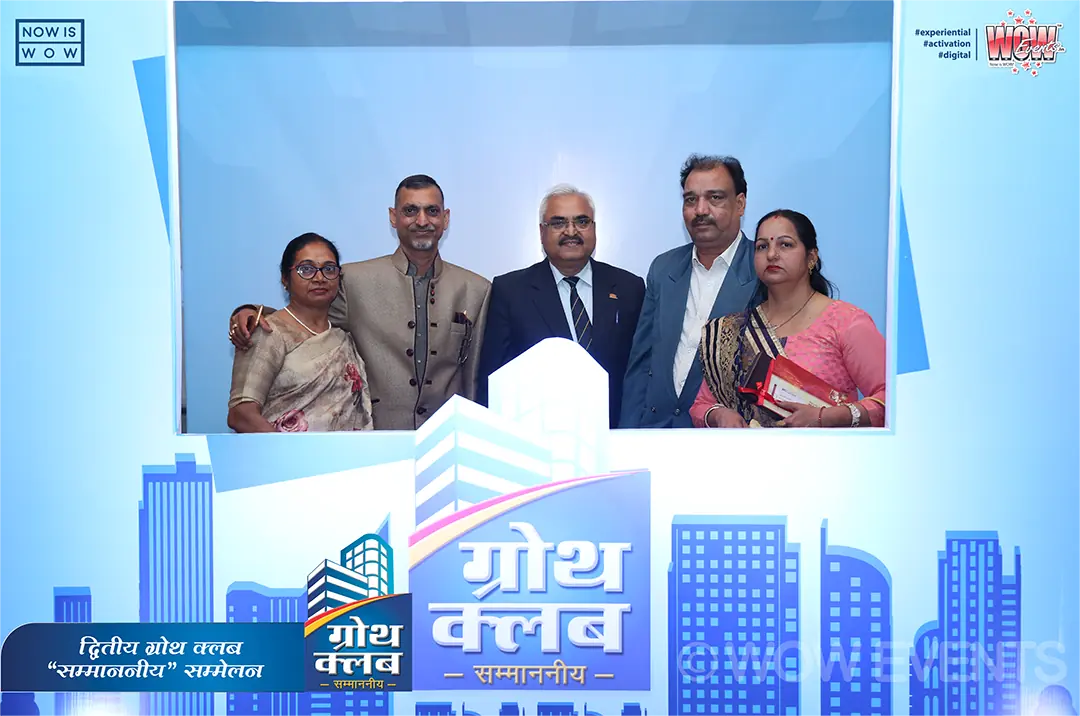 Jaypee Cement executives on stage with guests