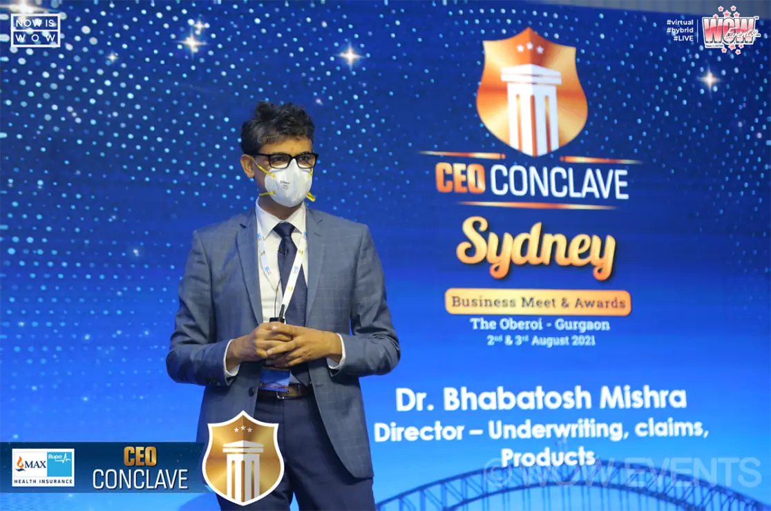 Max Bupa speaker on the CEO Conclave Sydney stage