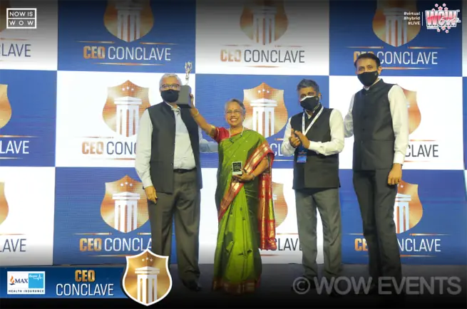 Max Bupa CEO Conclave 2021 lamp lighting on stage