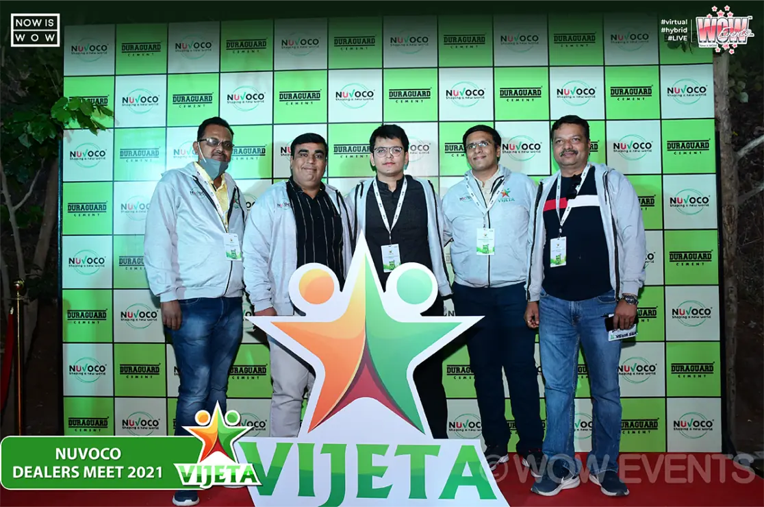 Nuvoco Vijeta dealers meet attendees group photo