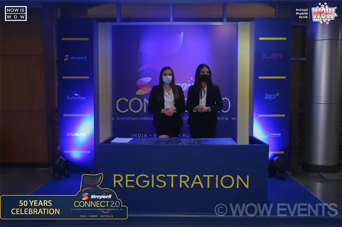 Sleepwell Connect 2.0 registration desk