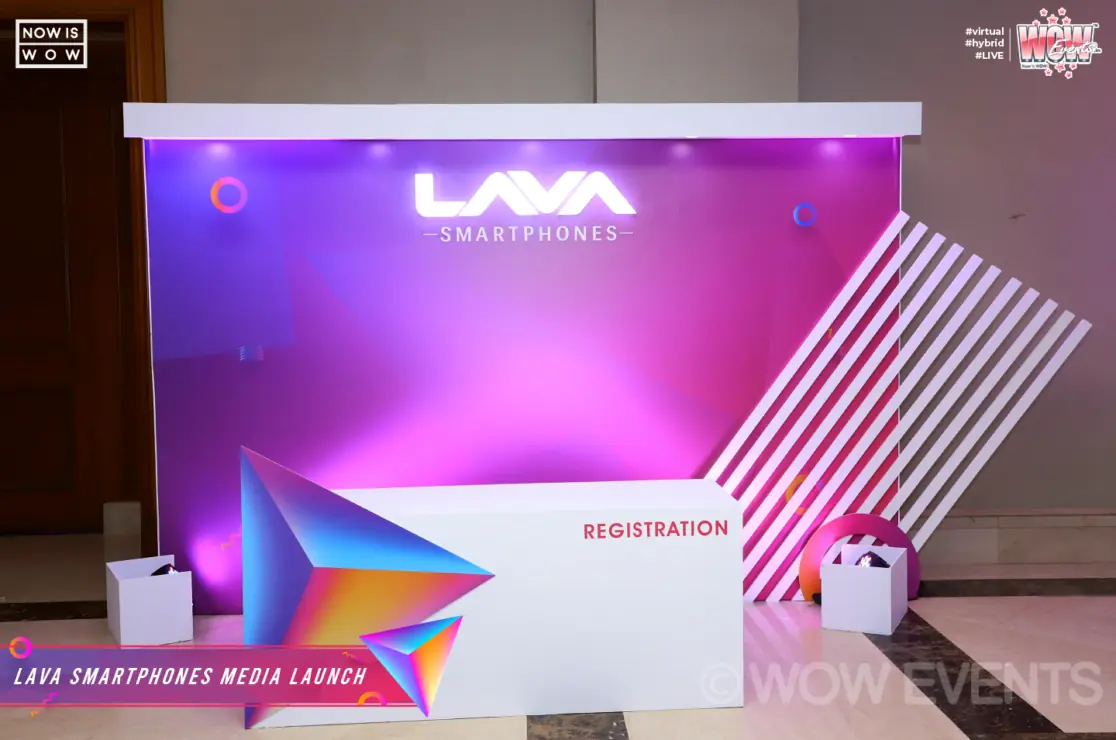 Lava Smartphones launch stage set