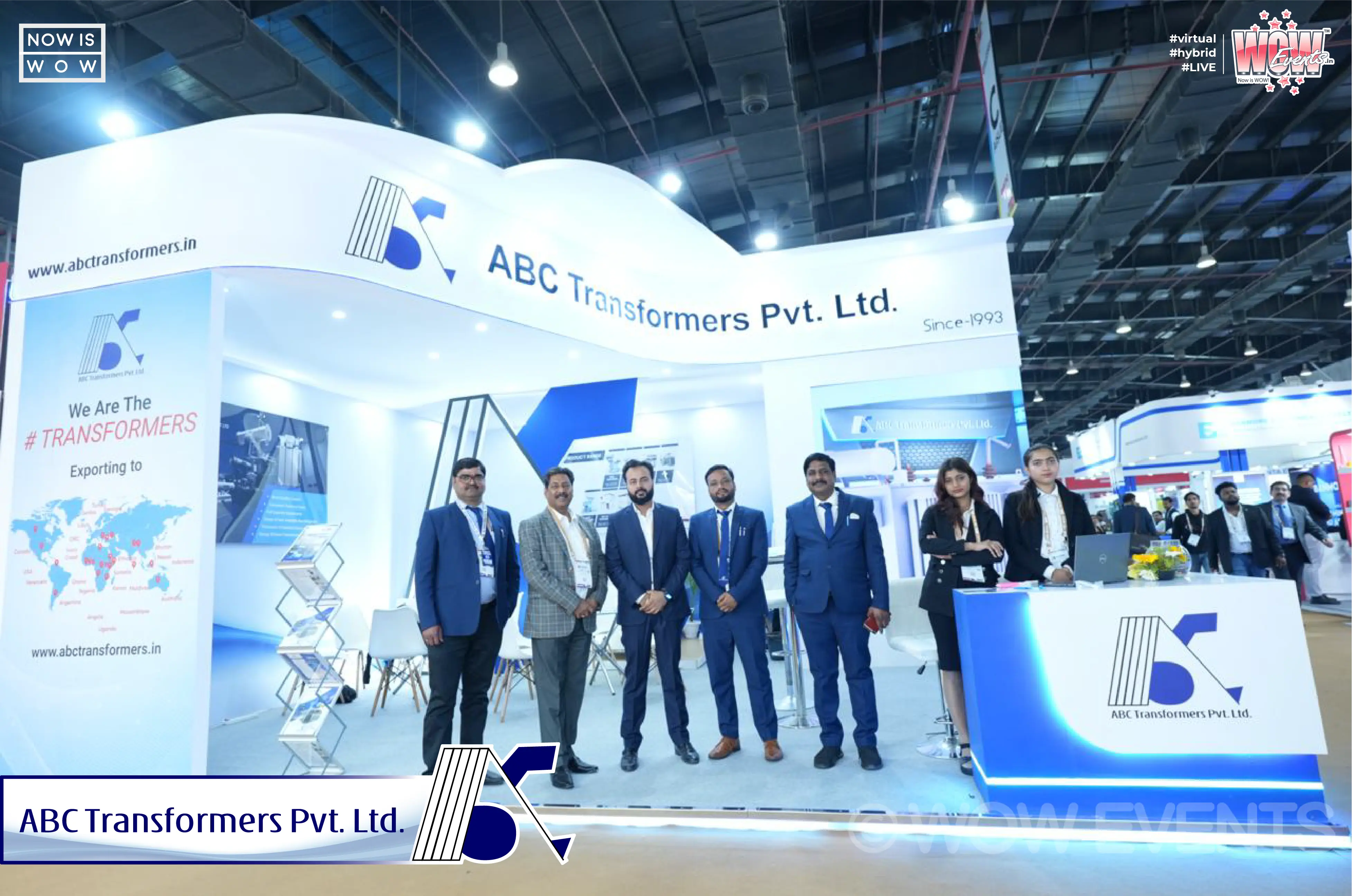 ABC Transformers exhibition stall at Elecrama 2023