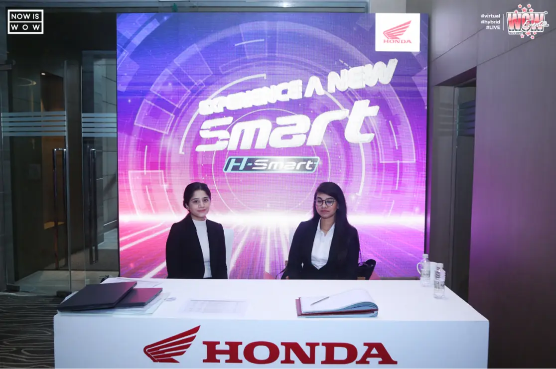 Honda H-Smart launch registration desk