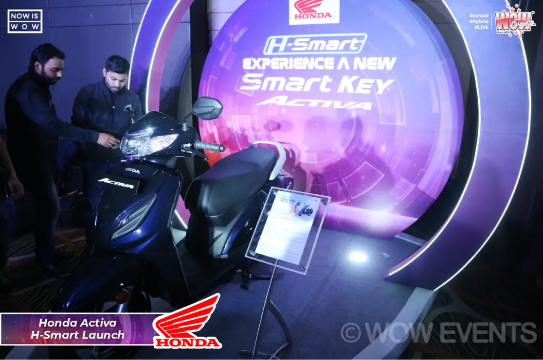 Honda Activa H-Smart Smart Key display