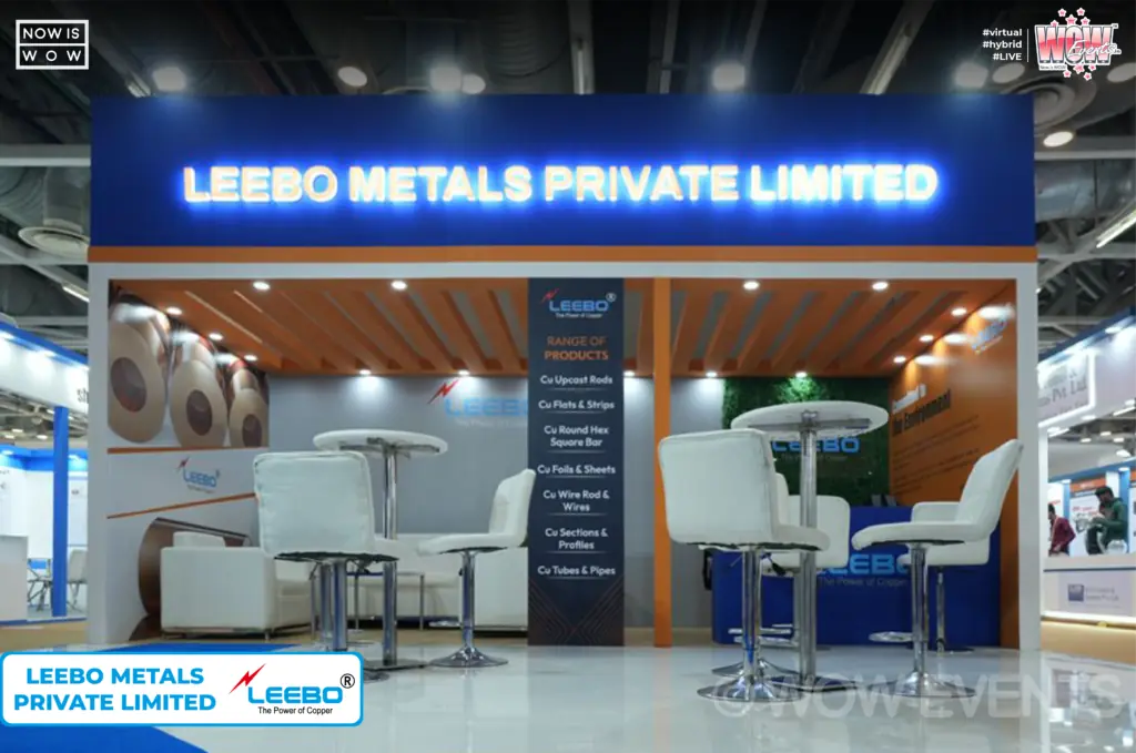 Leebo Metals exhibition stall at Elecrama 2023