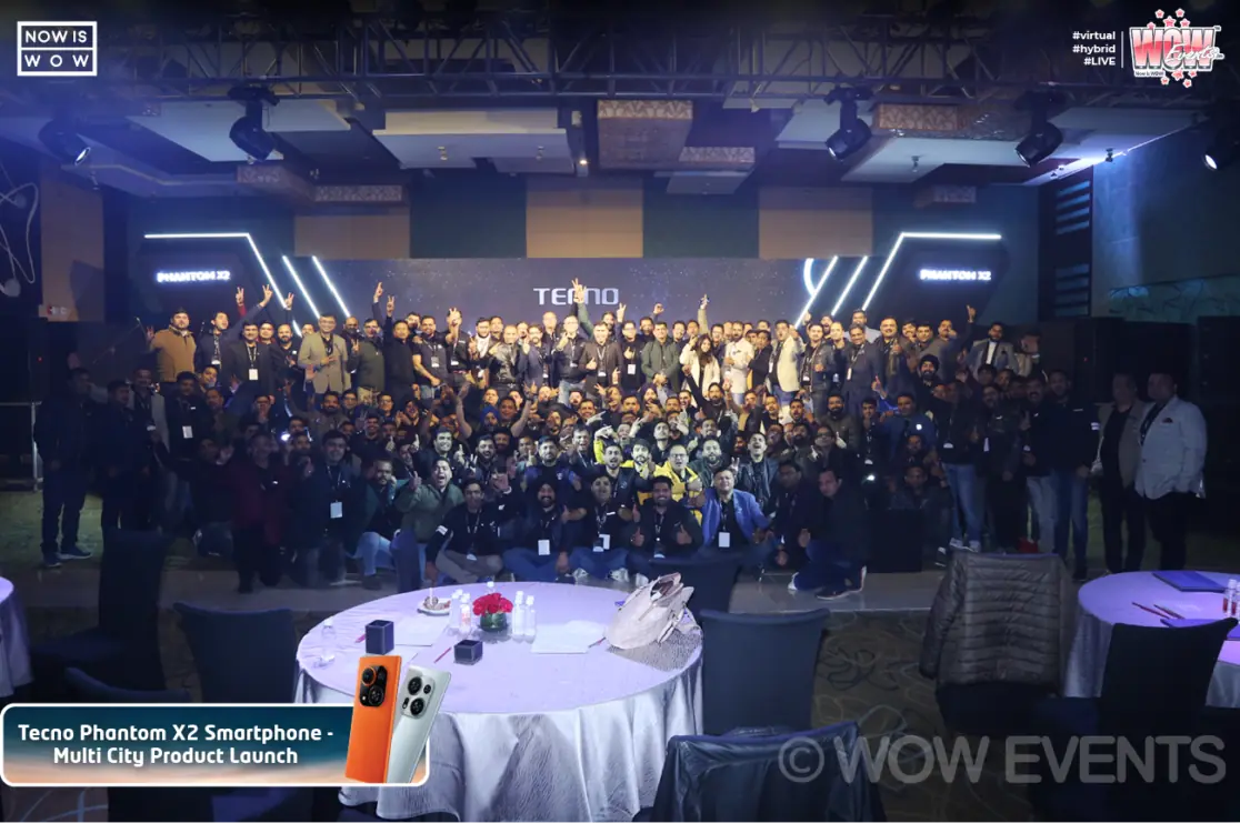 Tecno Phantom X2 launch guests group photo