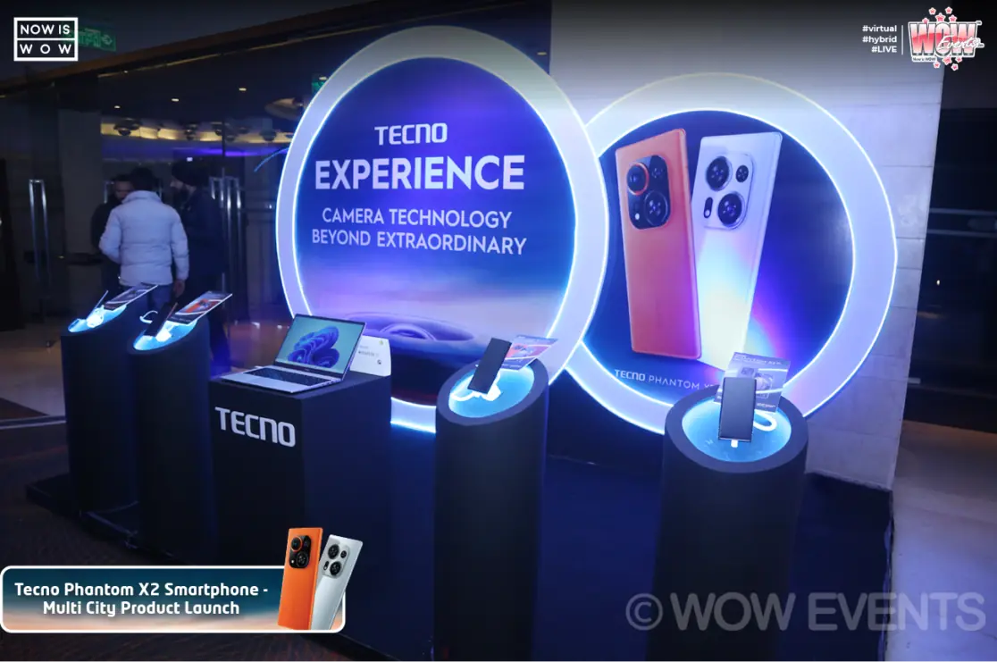 Tecno Phantom X2 camera experience display