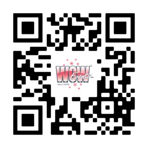 WOW Whats app Channel QR code to join the WOW Events WhatsApp channel