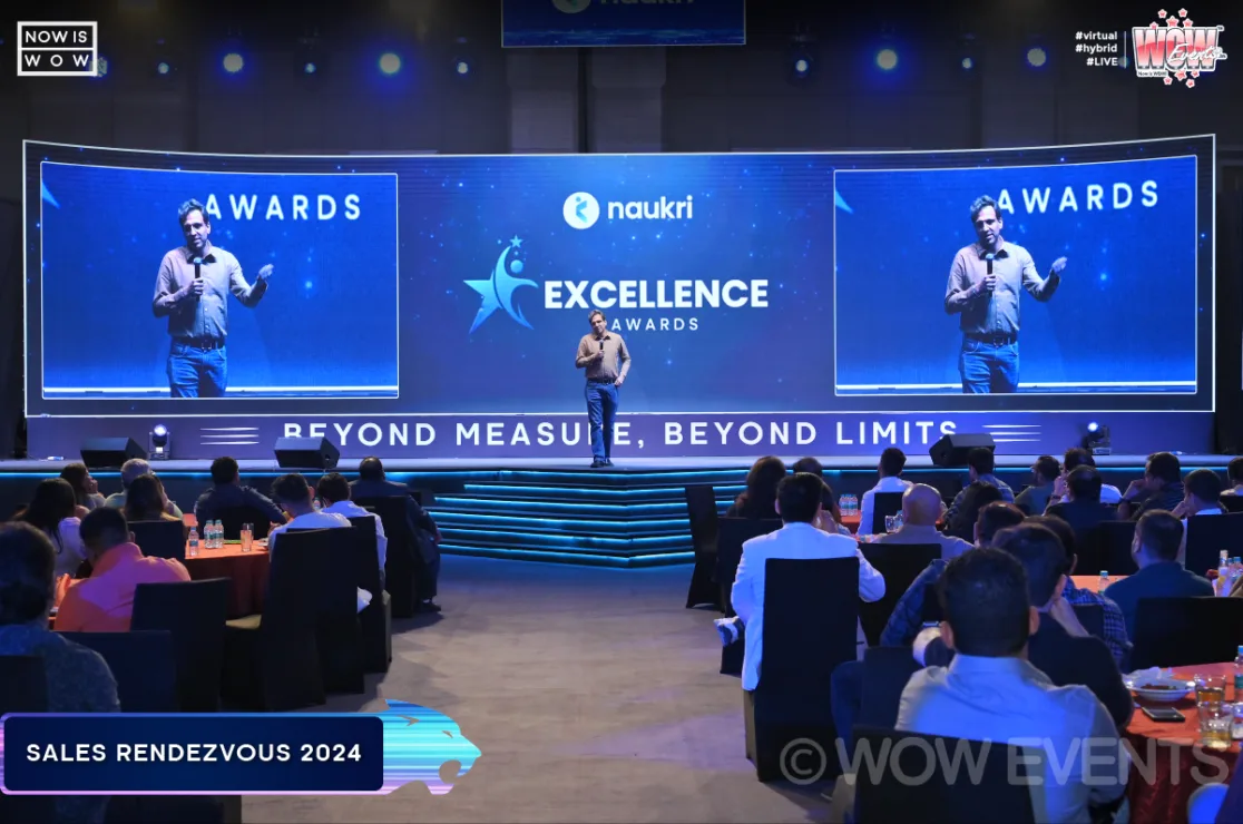Excellence awards segment at Naukri ROAR Sales Rendezvous 2024
