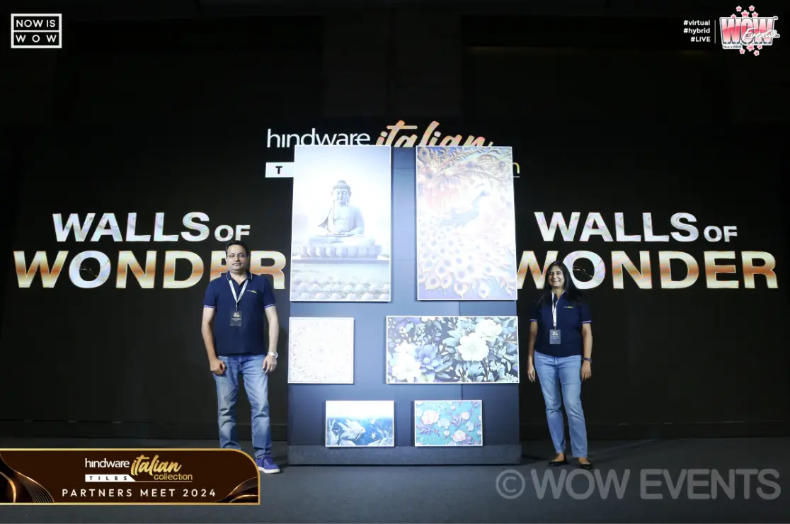 Walls of Wonder tile display at Hindware Italian Collection meet