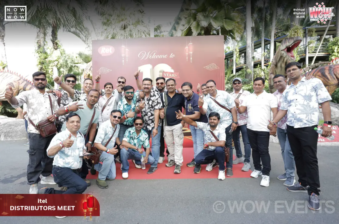 itel distributors meet group photo outdoors
