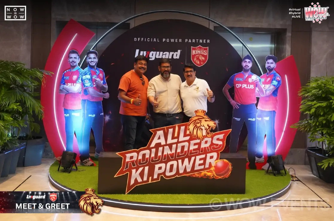 All Rounders Ki Power photo booth at Livguard meet and greet