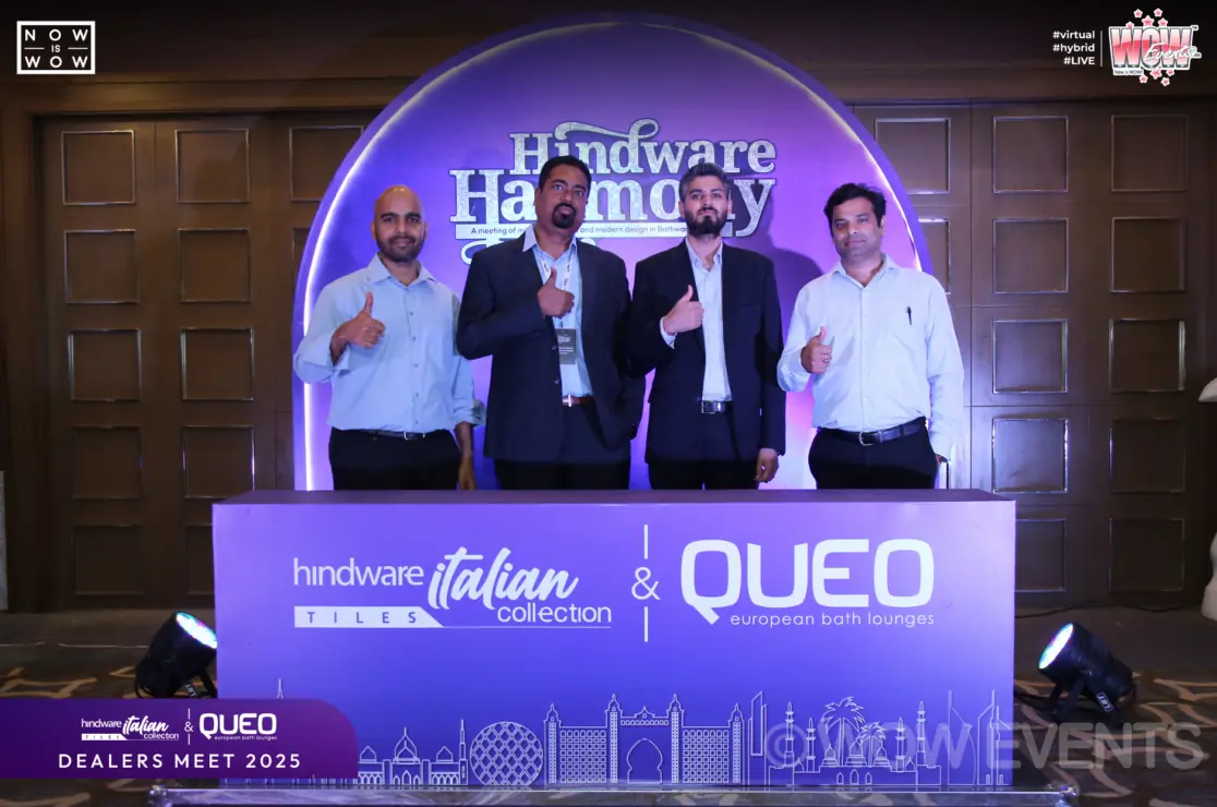Hindware Italian Collection and Queo dealers meet 2026 leaders on stage