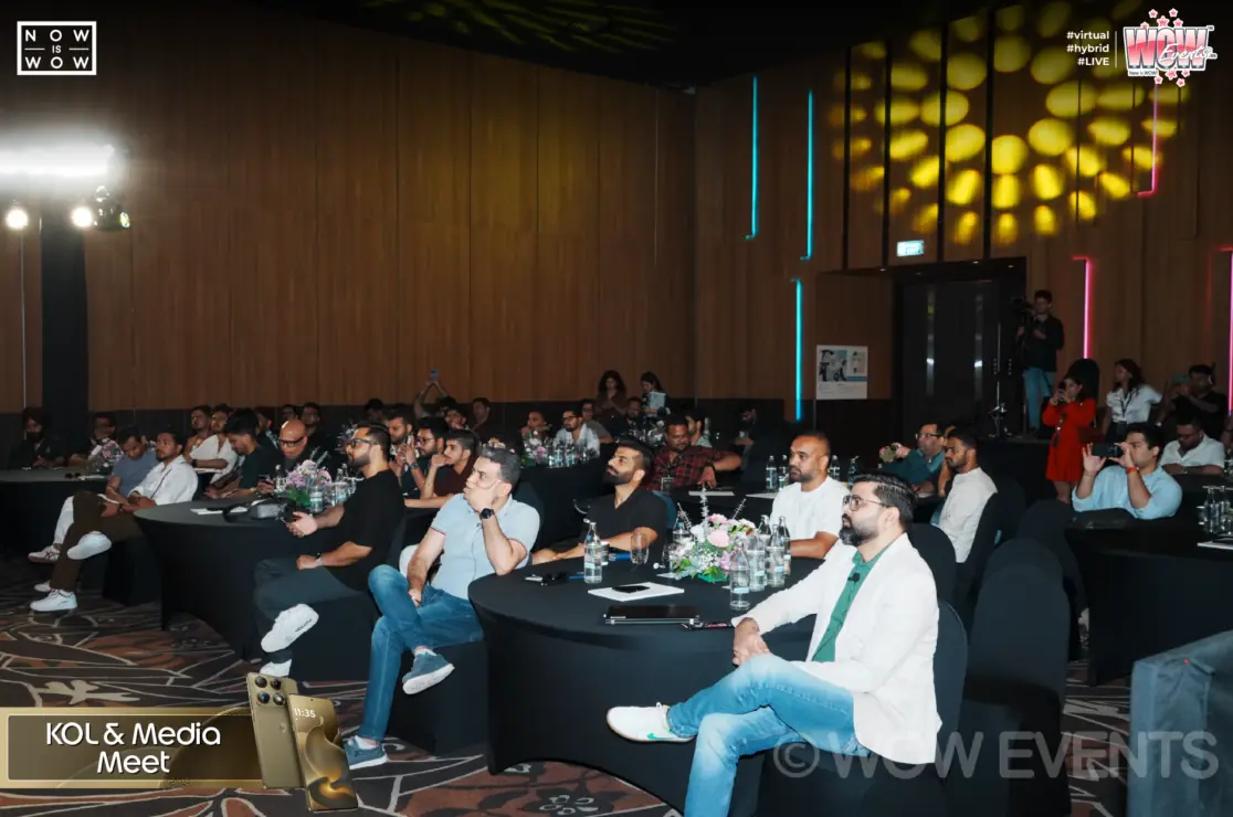 Guests seated at the Motorola KOL and media meet
