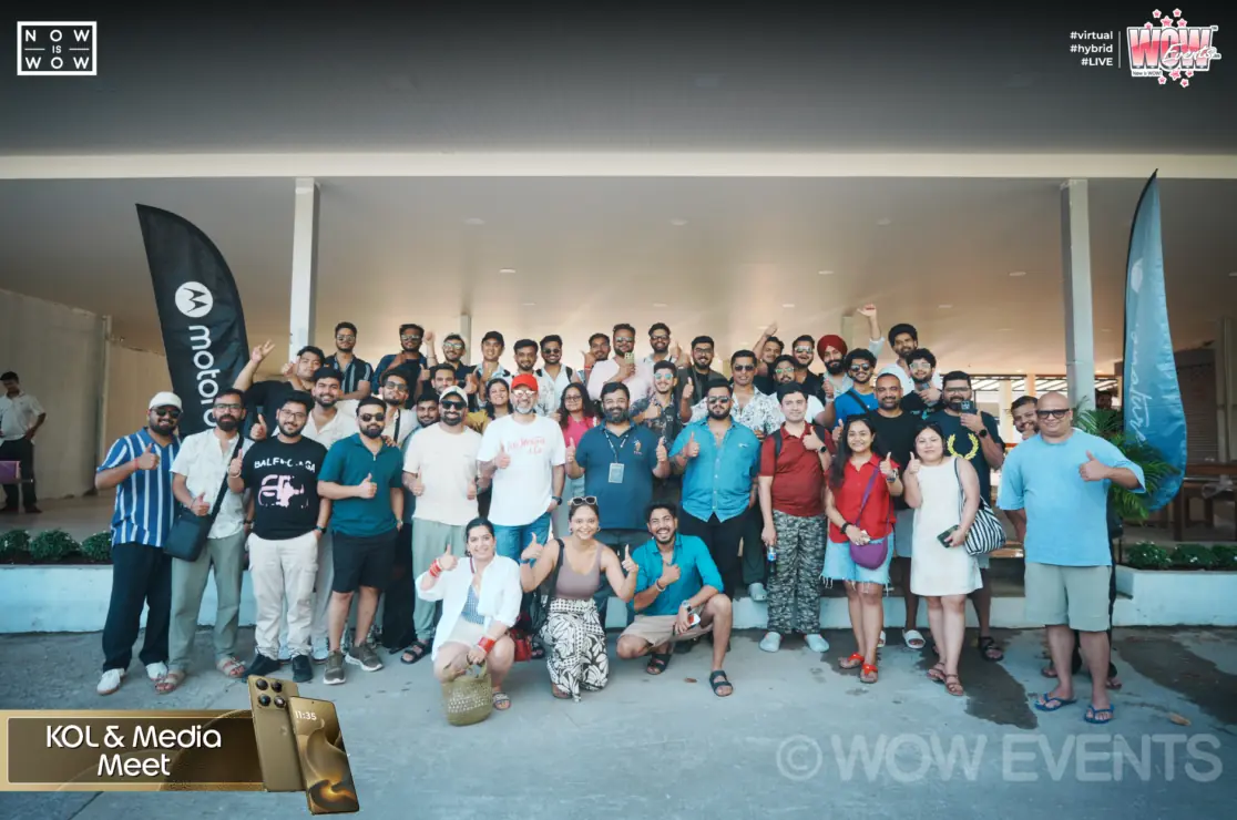 Motorola KOL and media meet group photo