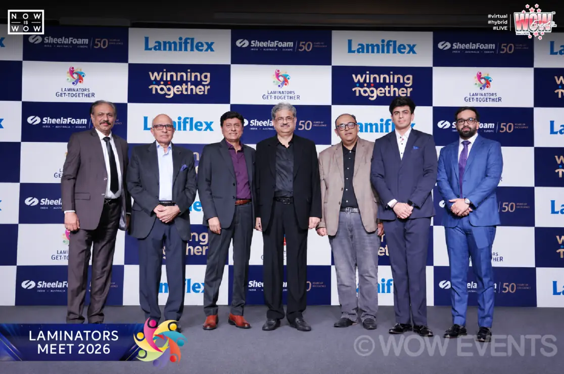 SheelaFoam Laminators Meet 2026 executives on stage