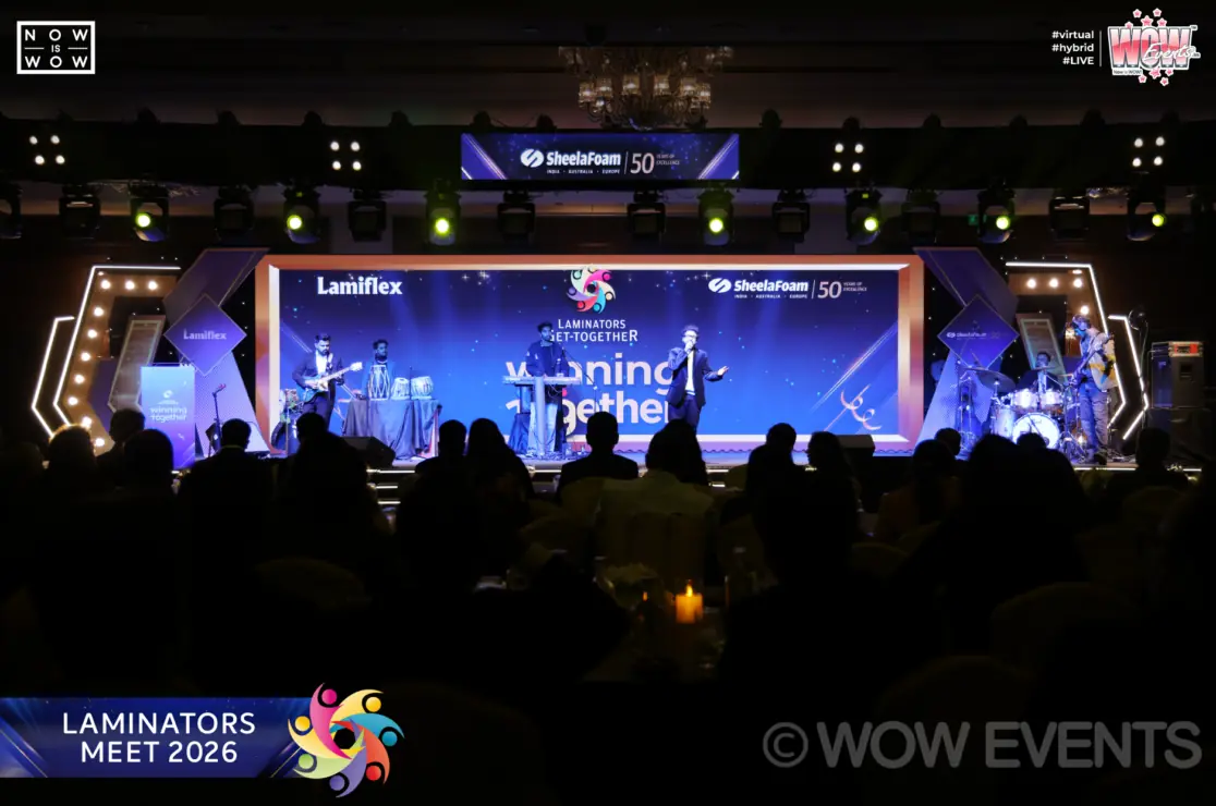SheelaFoam Laminators Meet 2026 hall facing the stage