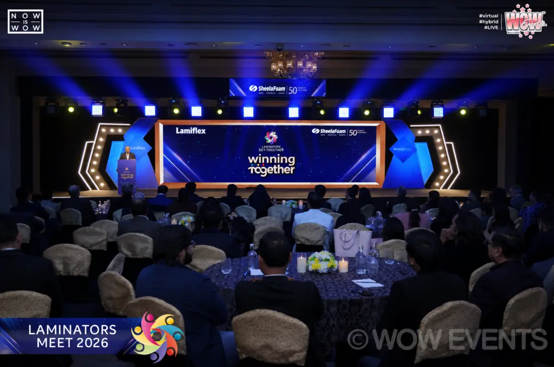 SheelaFoam Laminators Meet 2026 Winning Together stage set
