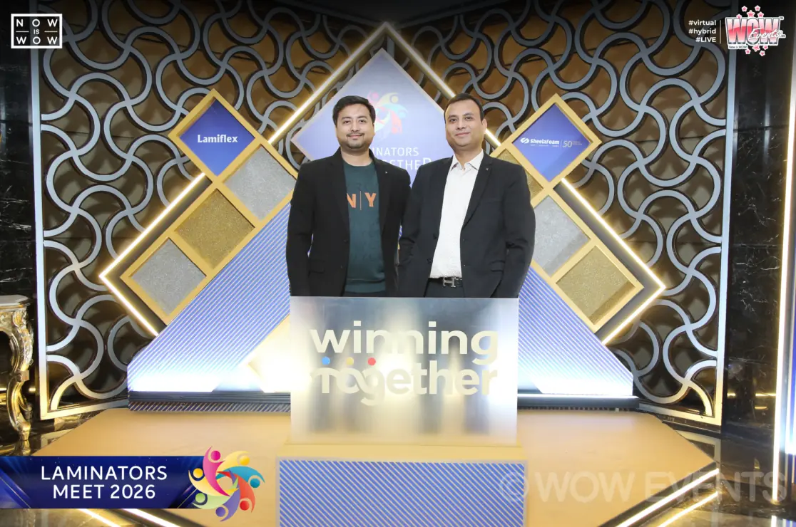 Executives on the Winning Together stage at SheelaFoam meet