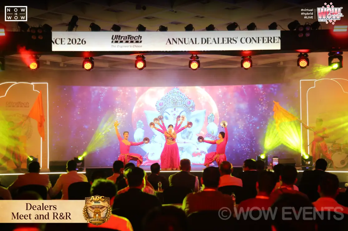 Dance performance at UltraTech annual dealers conference 2026