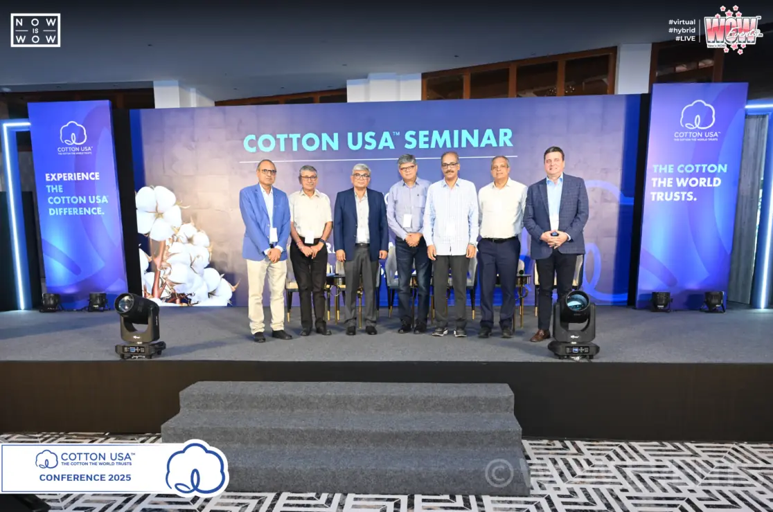Cotton USA seminar speakers on stage