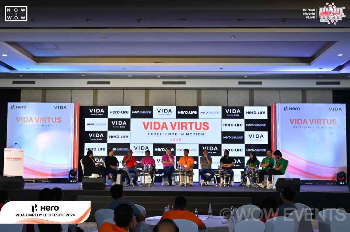 Panel on stage at Hero Vida Virtus offsite 2026